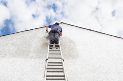 Peinture extérieure à Montgaudry — façades et ravalement